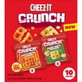thumbnail image 1 of 2 pack Cheez-It Crunch Variety Pack Cheesy Baked Snacks, Lunch Snacks, 10 Count, 1 of 1