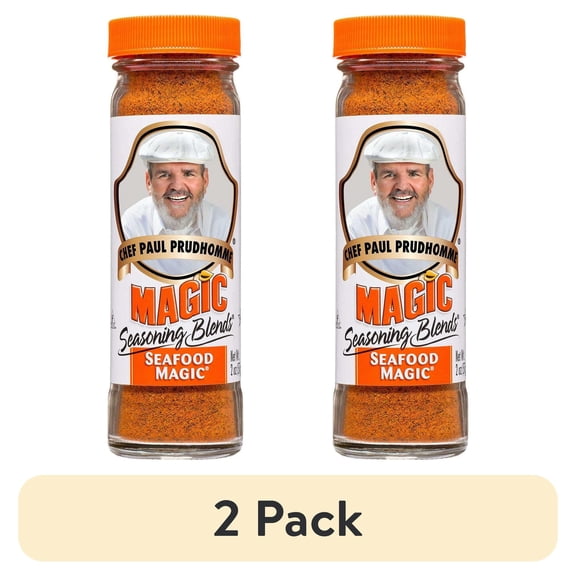 (2 pack) Chef Paul Prudhomme Magic Seafood Magic Seasoning Blends, 2 oz