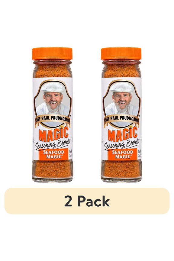 (2 pack) Chef Paul Prudhomme Magic Seafood Magic Seasoning Blends, 2 oz