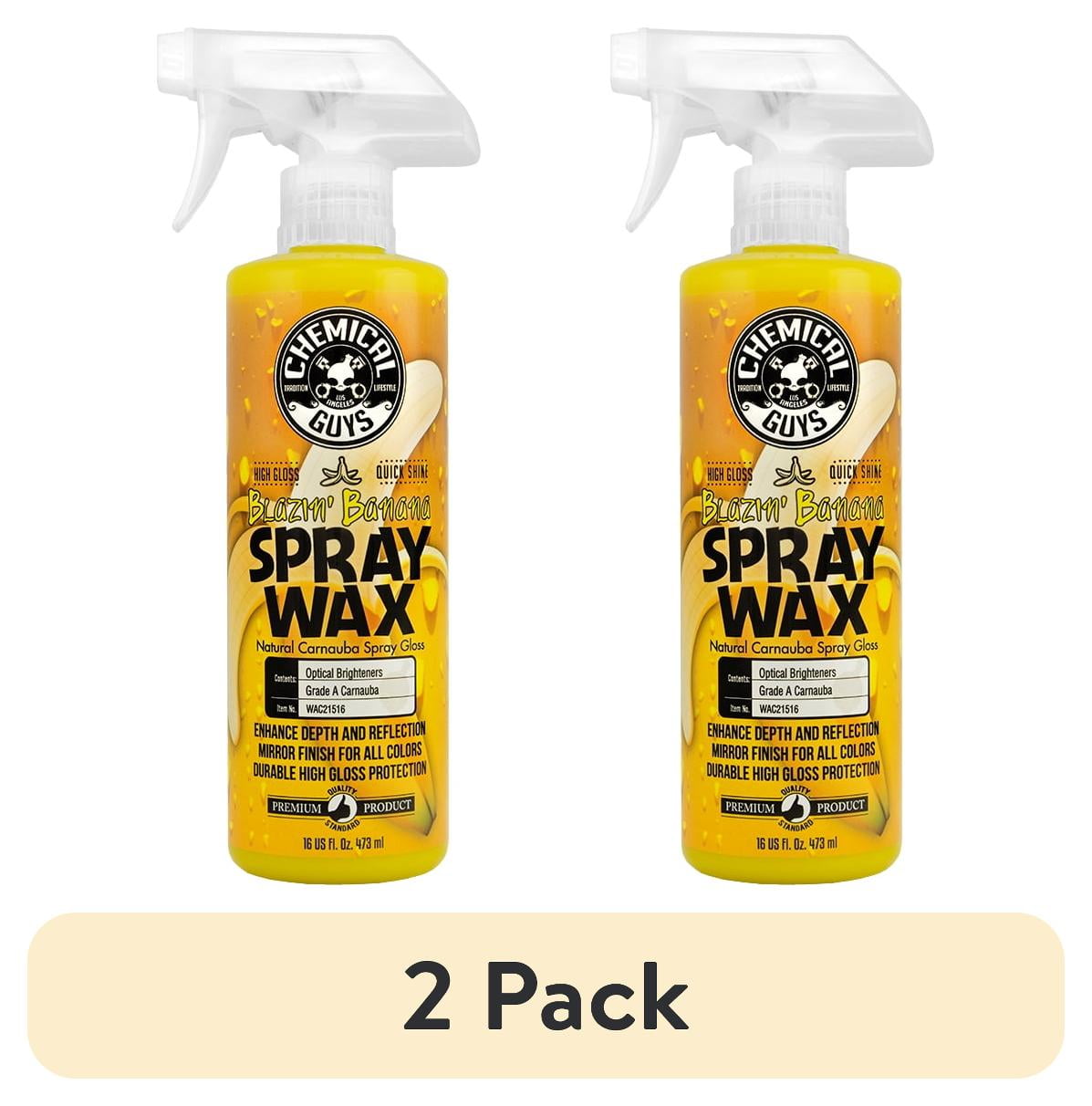 (2 pack) Chemical Guys Blazin' Banana Carnauba Spray Car Wax, 16oz
