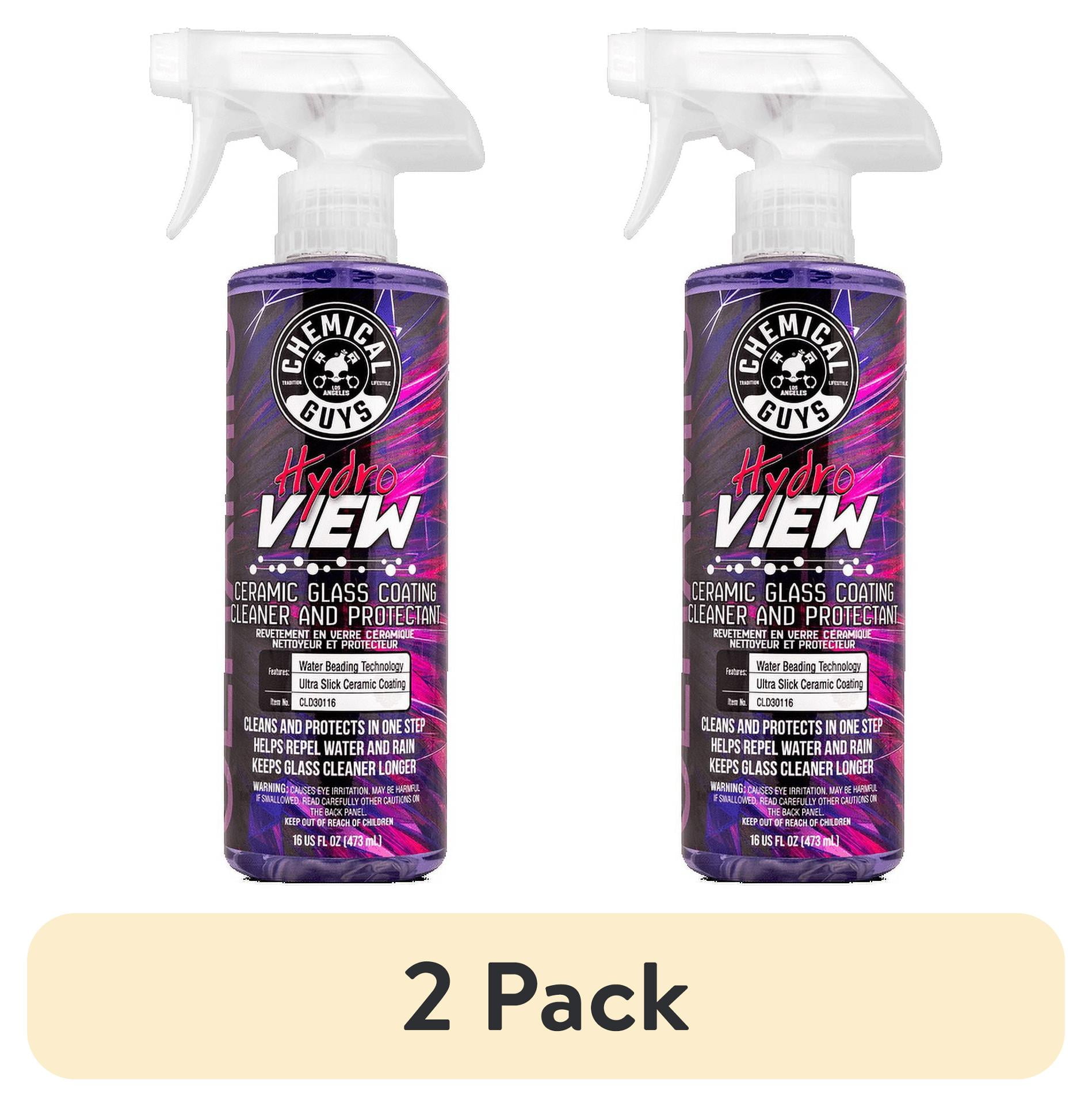 (2 pack) Chemical Guys Hydroview Automotive Glass Cleaner, Unscented, for Car, Suv, 16 oz, 1 Pack