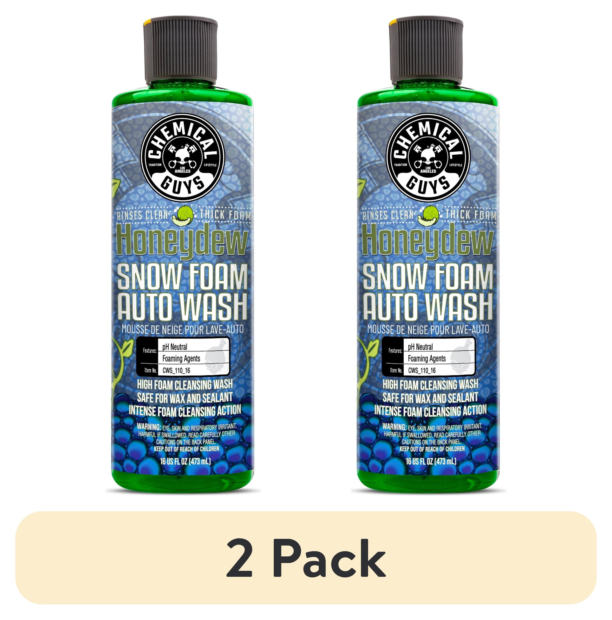 (2 pack) Chemical Guys CWS_110_16 Honeydew Snow Foam Car Wash Soap, 16 oz, Honeydew Scent