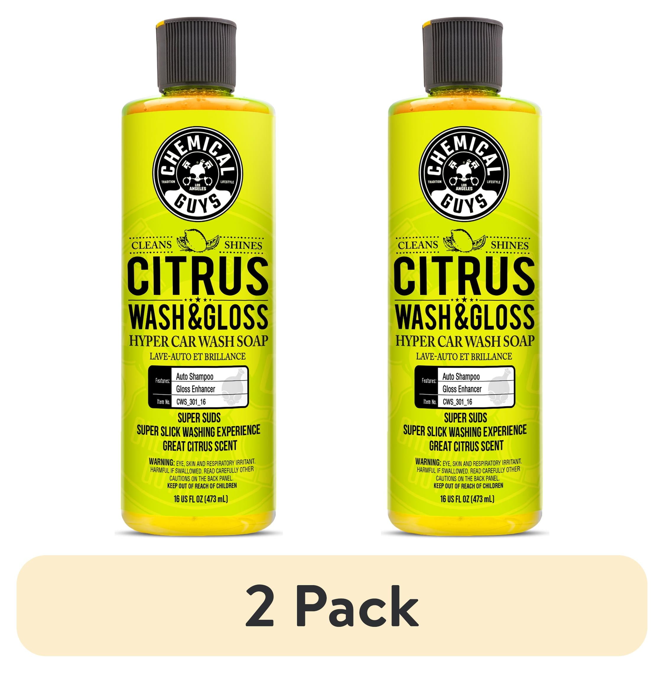 (2 pack) Chemical Guys Citrus Wash & Gloss Concentrated Car Wash 16 oz