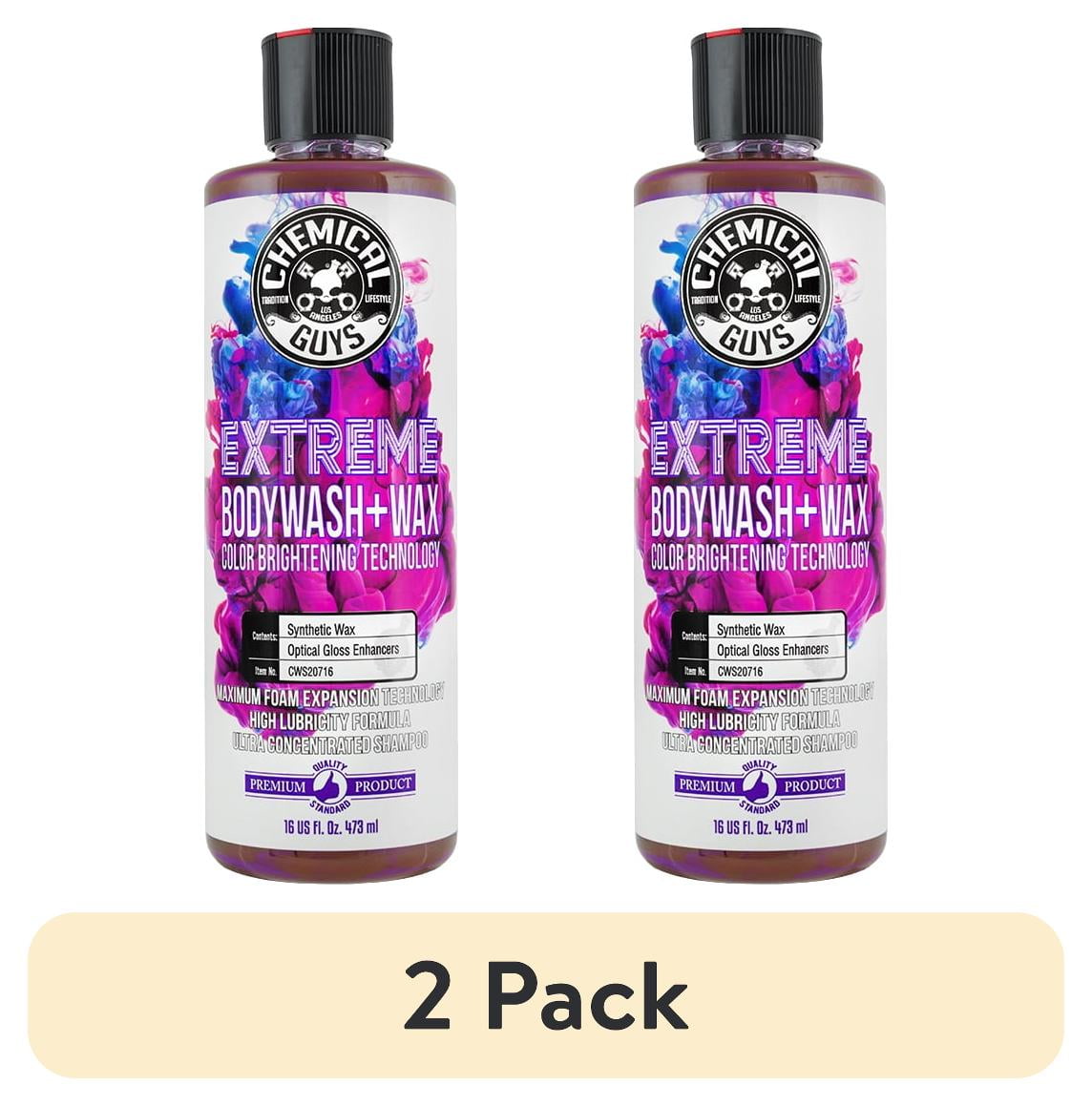 (2 pack) Chemical Guys Extreme Body Car Wash & Wax with Color Brightening Technology, 16oz