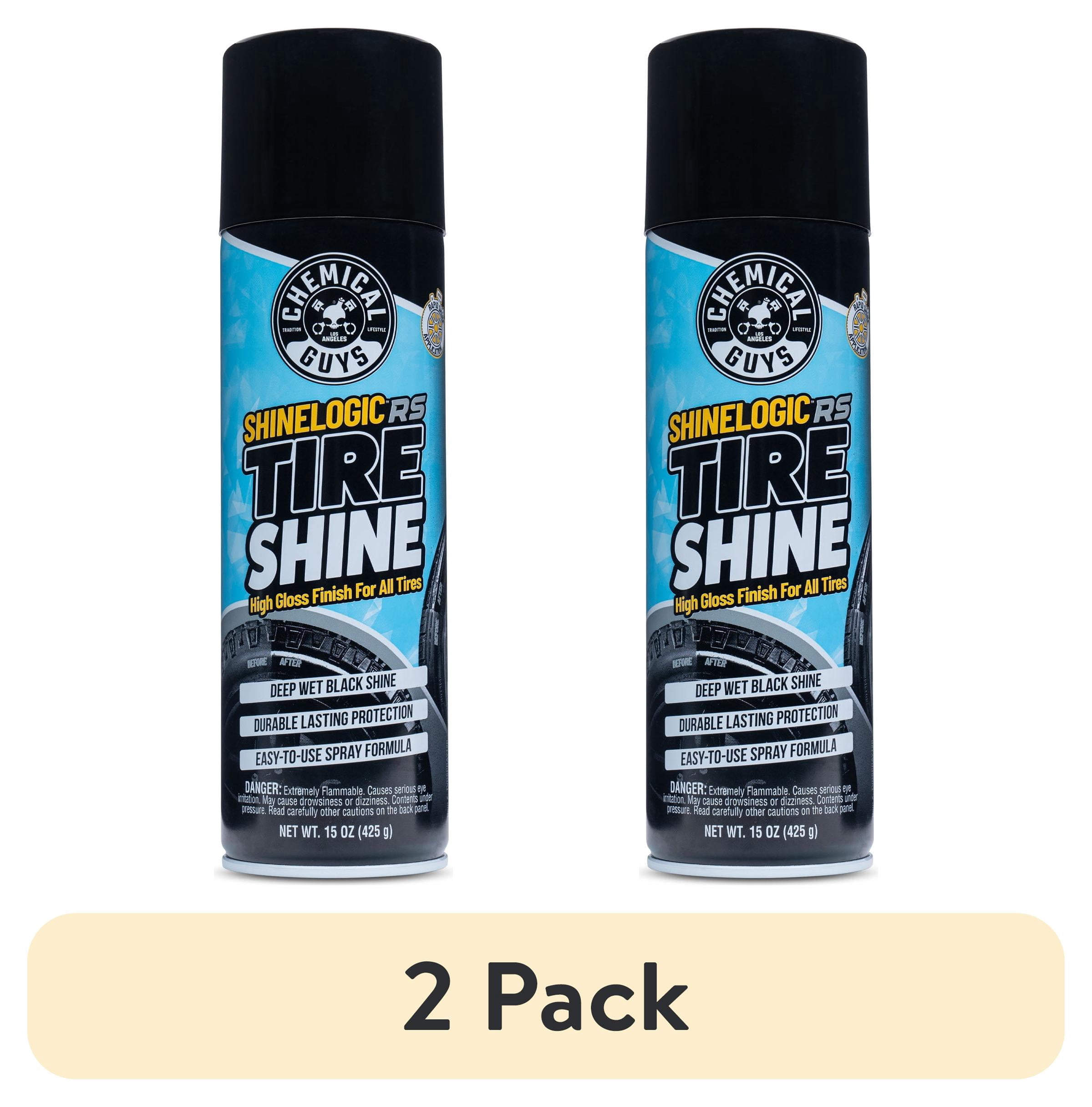 (2 pack) Chemical Guys TVDSPRAY120DIS Aerosol Tire Shine (15oz)