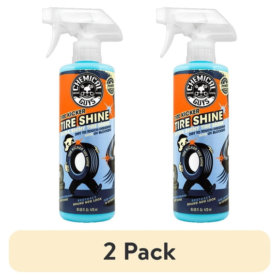 (2 pack) Chemical Guys Tire Kicker Extra Glossy Tire Shine 16 oz