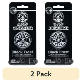 (2 pack) Chemical Guys Vent Clip Air Freshener Black Frost, 1 Clip