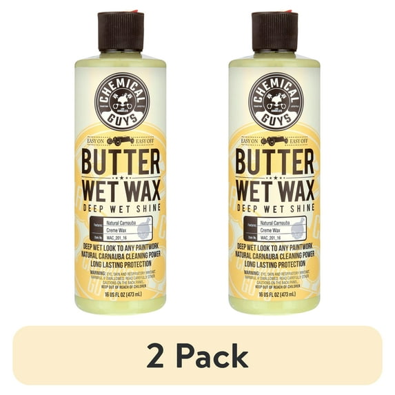 (2 pack) Chemical Guys WAC20116 Butter Wet Wax, 16 fl oz