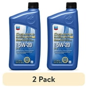 2 pack Chevron Supreme Synthetic Blend Motor Oil 5W-20, 1 Quart