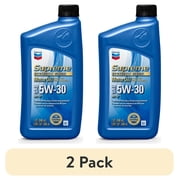 2 pack Chevron Supreme Synthetic Blend Motor Oil 5W-30, 1 Quart