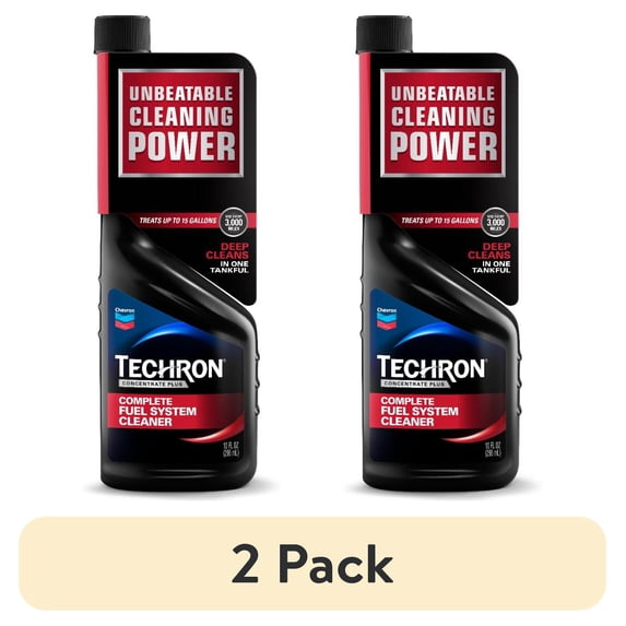 (2 pack) Chevron Techron Complete Fuel System Cleaner, 10 oz