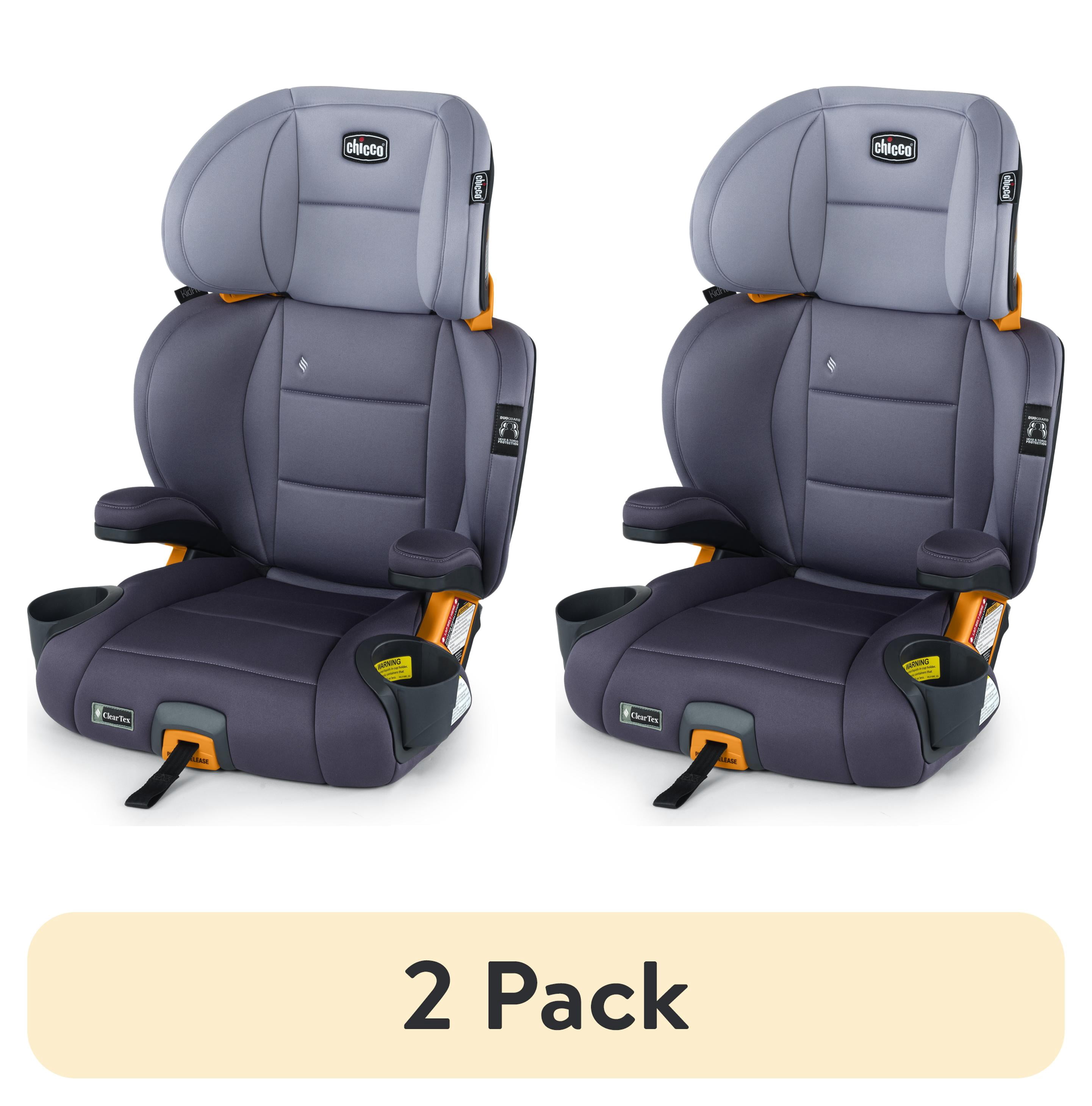 (2 pack) Chicco KidFit ClearTex Plus 2-in-1 Belt Positioning Booster Car Seat - Lilac (Purple)