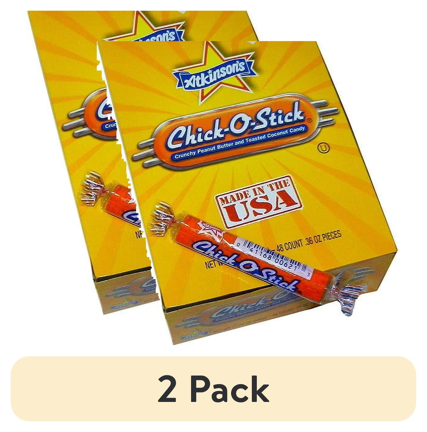 (2 pack) Chick-O-Stick Crunchy Peanut Butter & Coconut Candy, 0.36 oz