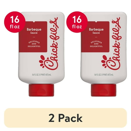 (2 pack) Chick-fil-A Barbeque Sauce, 16 fl oz Squeeze Bottle