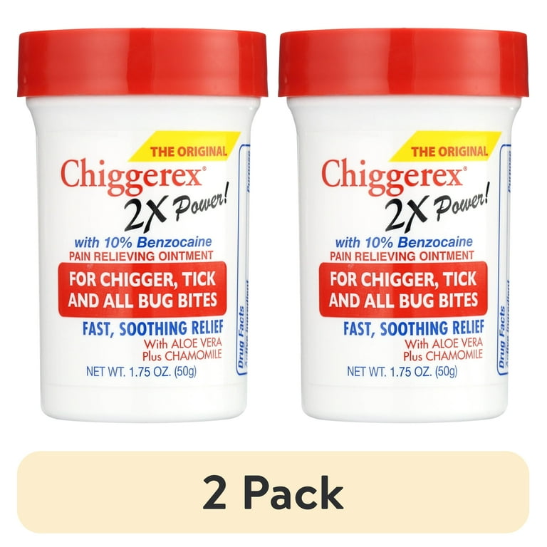2 pack) Chiggerex 2x Medicated Ointment: Chiggers, Mosquito
