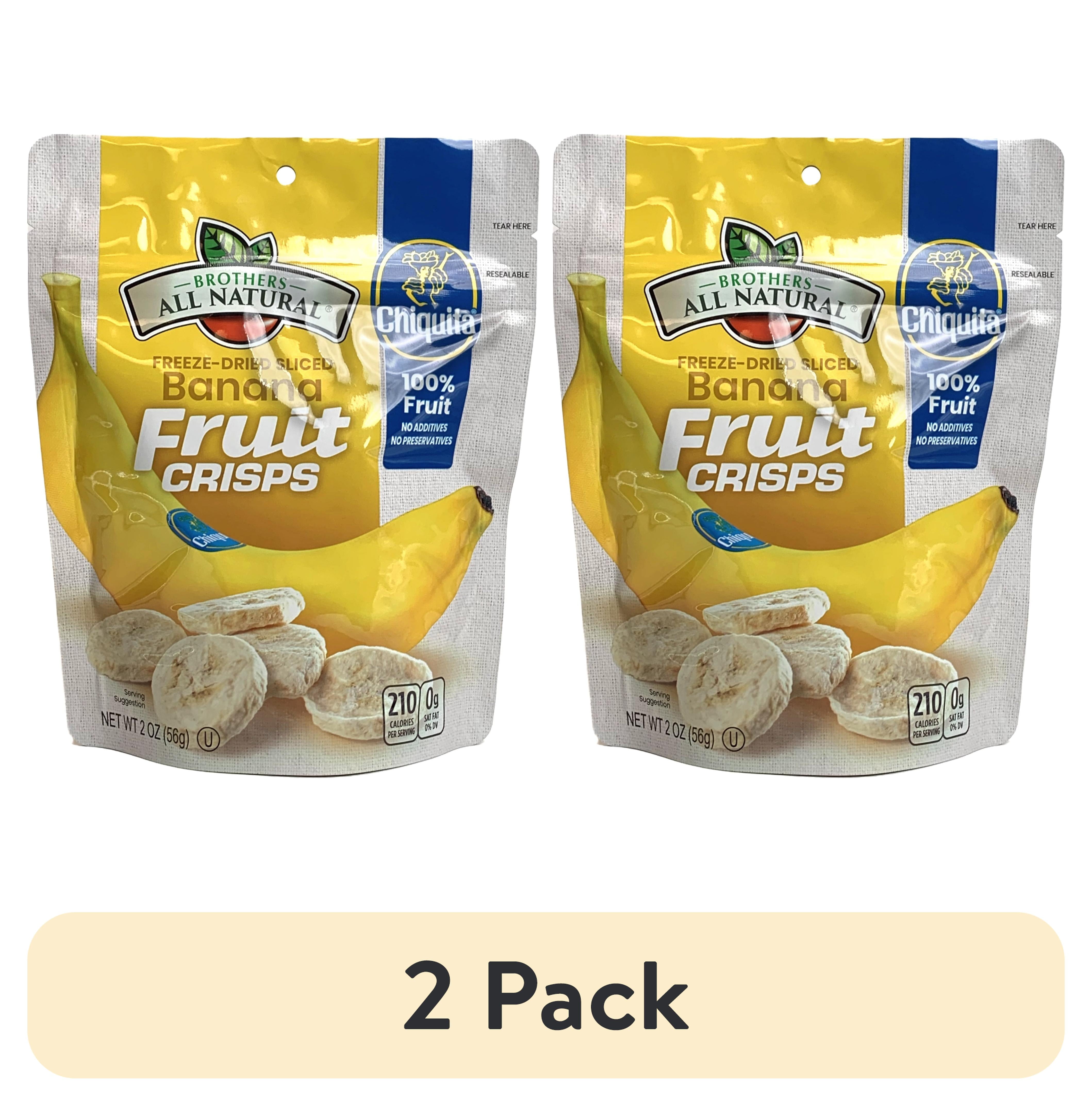 (2 pack) Chiquita Freeze Dried Banana Fruit Crisps