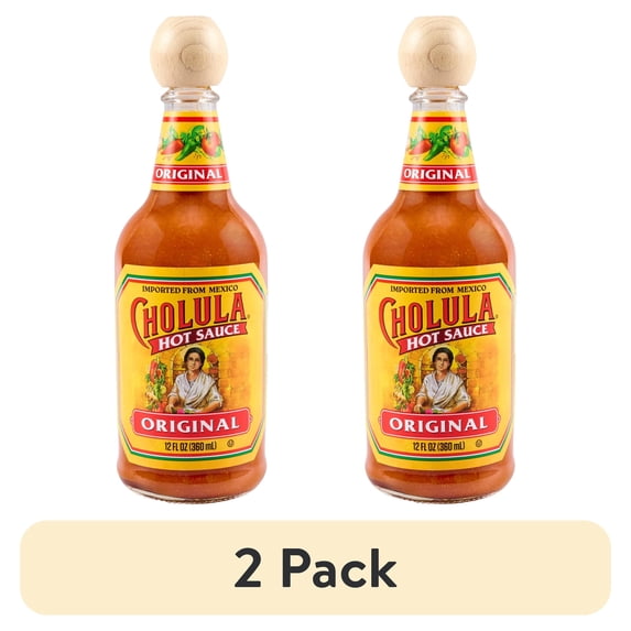 (2 pack) Cholula Kosher Original Hot Sauce, 12.0 fl oz Bottle