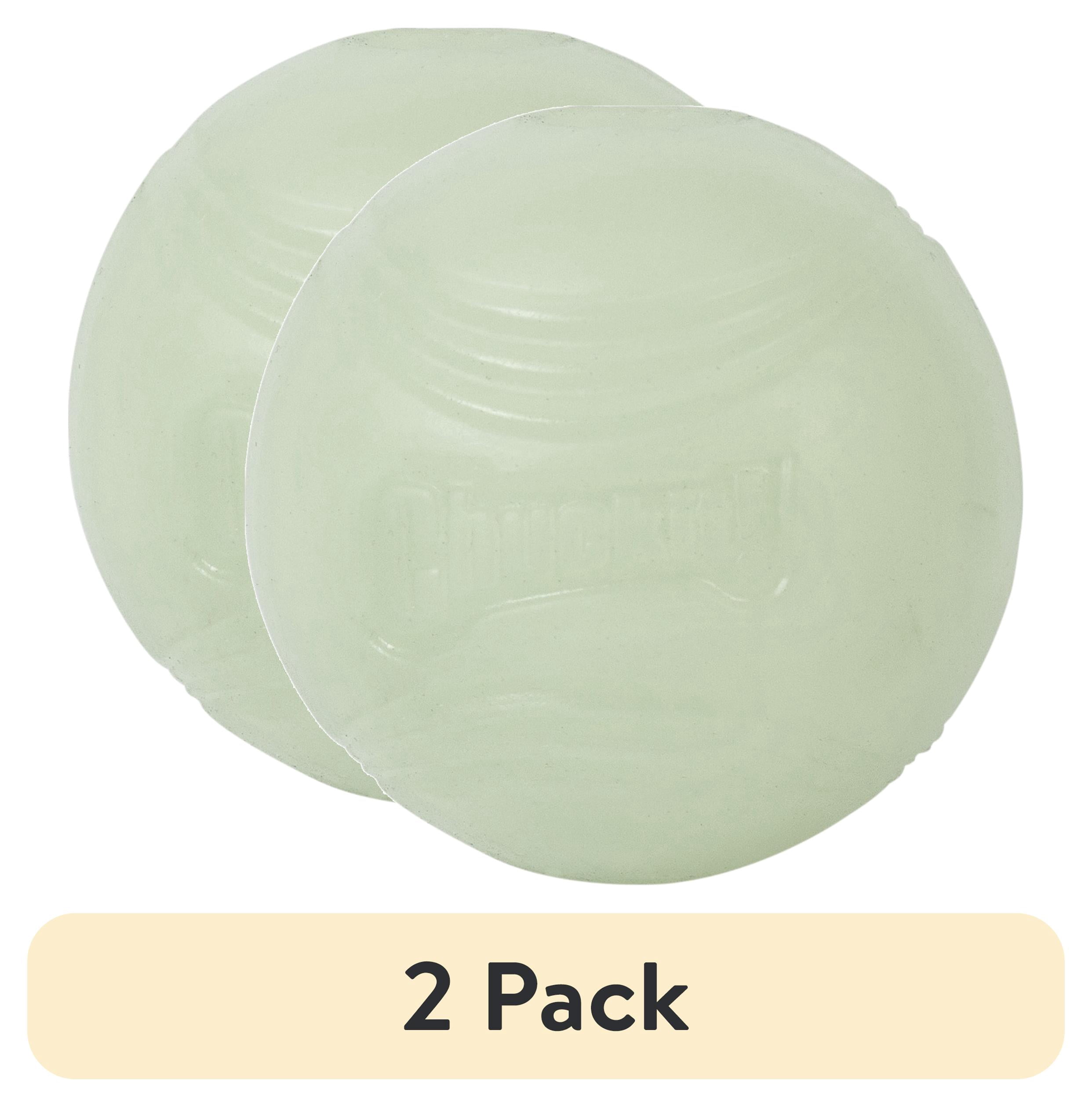 (2 pack) Chuckit! Max Glow Rubber Dog Ball Fetch Toy For Dogs, Medium 2.5" for Pets 20-60 lb, Pack of 1, Glow in the Dark