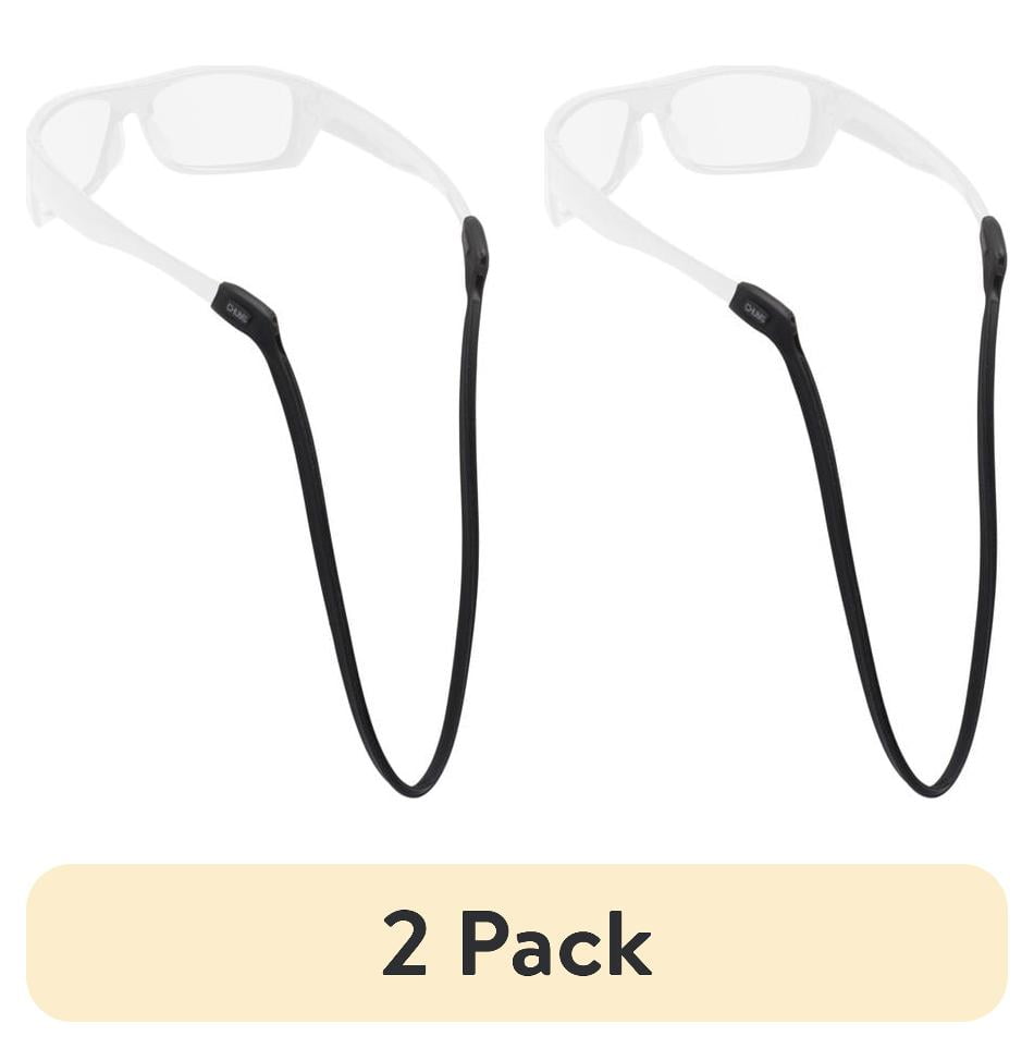 (2 pack) Chums Switchback Eyewear Retainer - Lightweight Silicone Eyeglass Strap