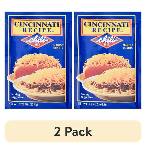 (2 pack) Cincinnati Recipe Chili Mix, 2.25 OZ