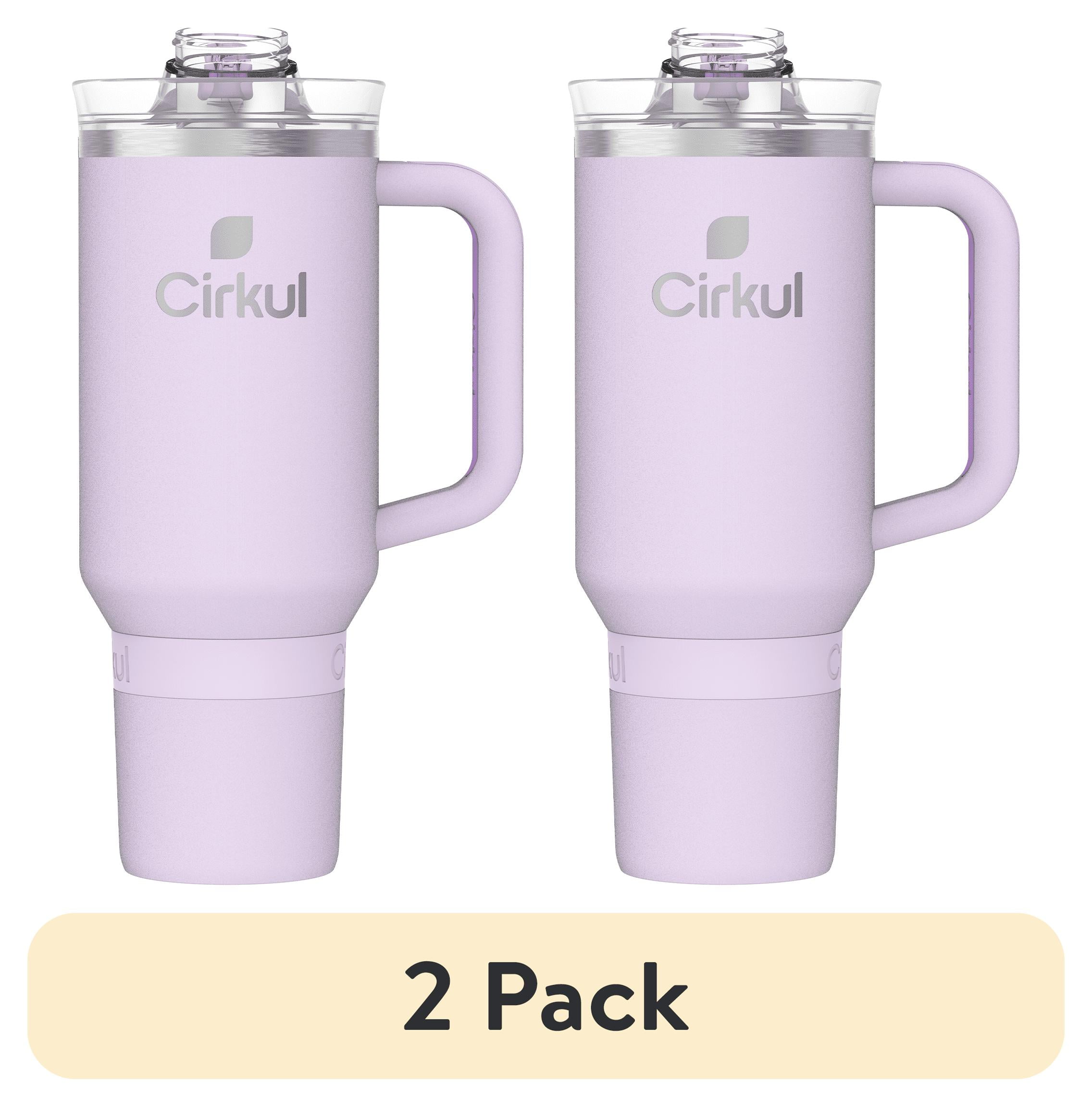 2 pack) Cirkul 40oz All-Day StrawSip Double-Wall Insulated