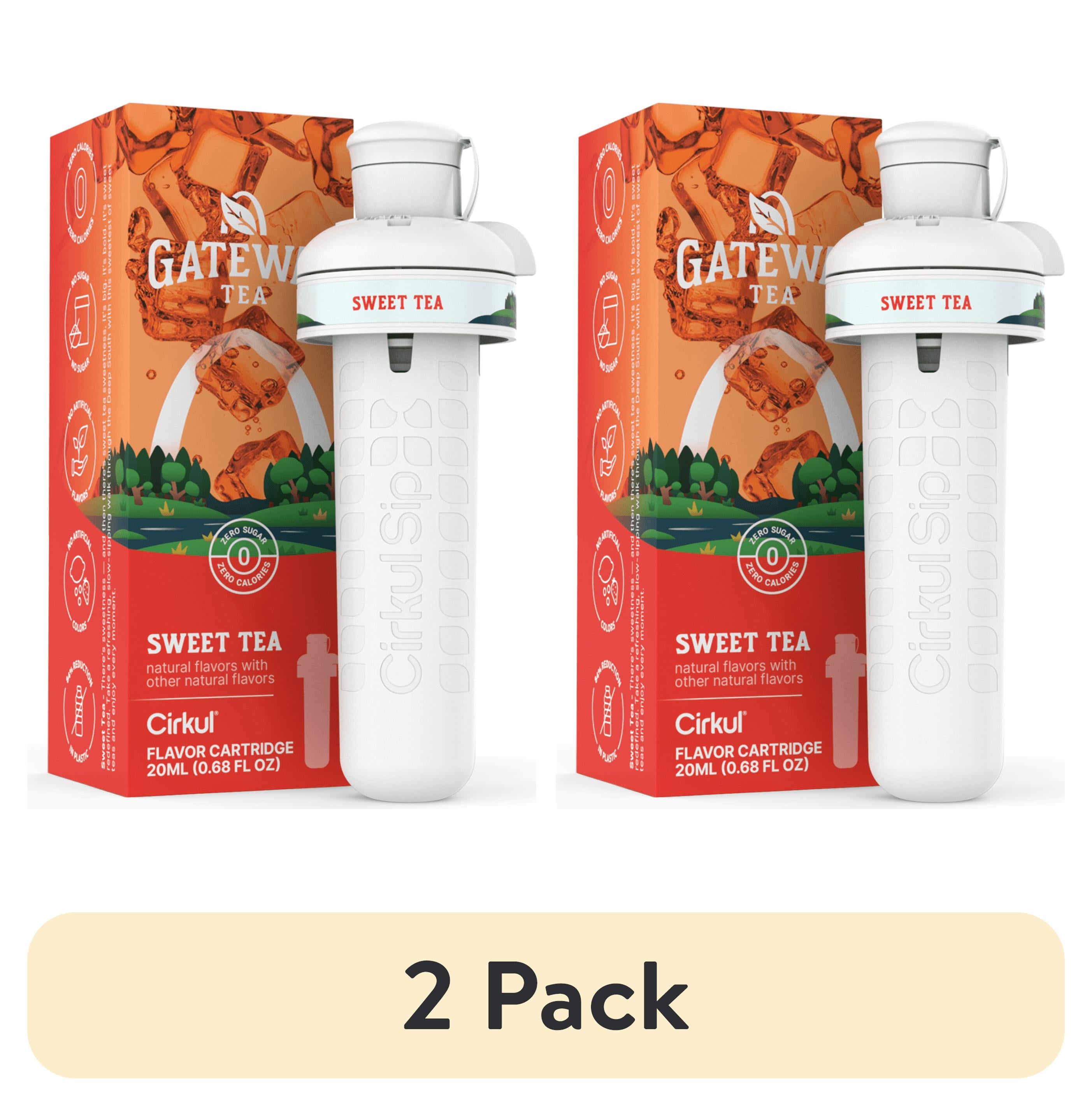 (2 pack) Cirkul Gateway Sweet Tea Flavor Cartridge, Drink Mix, 1-Pack