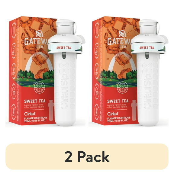 (2 pack) Cirkul Gateway Sweet Tea Flavor Cartridge, Drink Mix, 1-Pack
