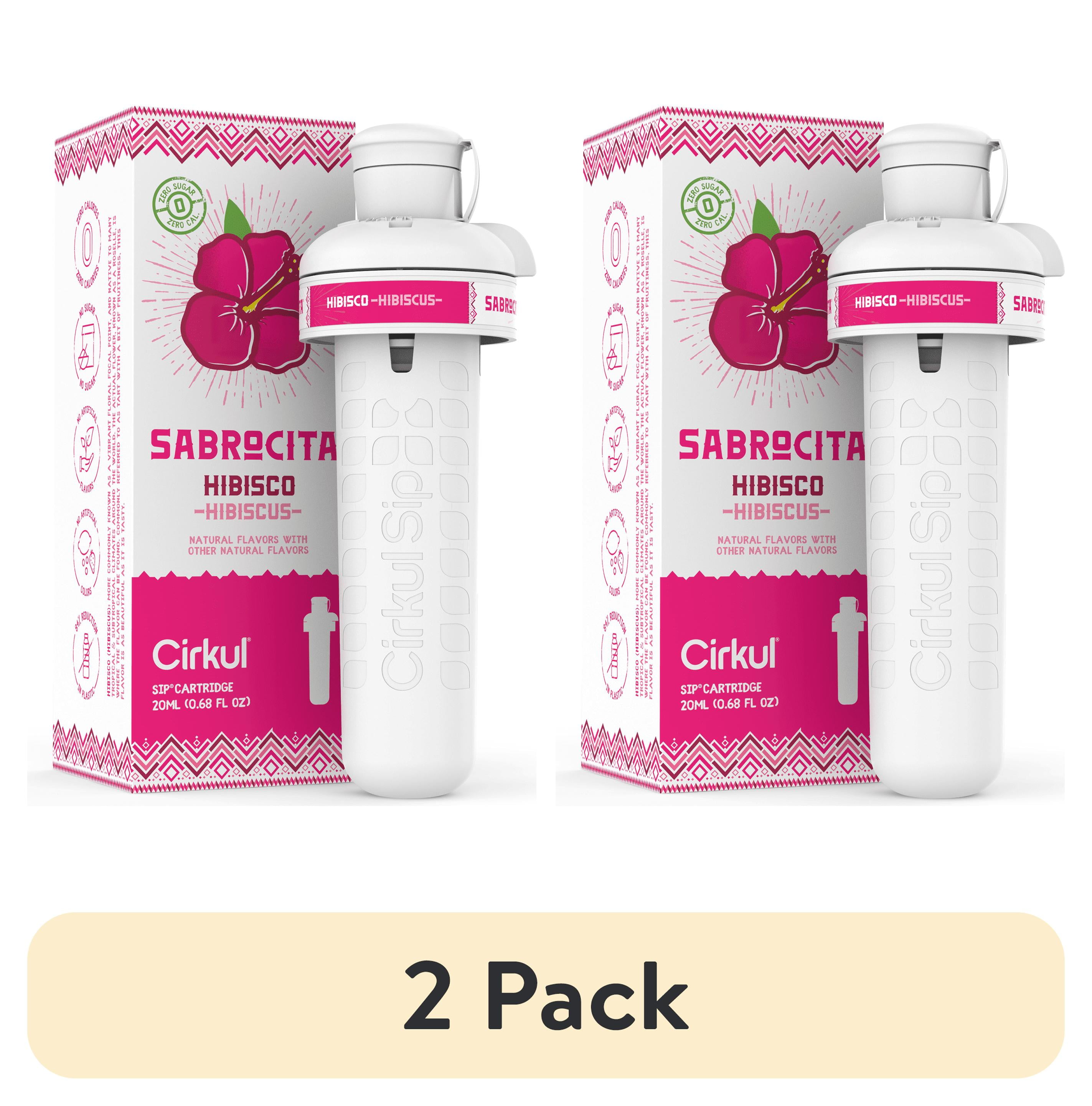 (2 pack) Cirkul Sabrocita Hibiscus Flavor Cartridge, Drink Mix, 1-Pack