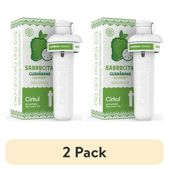 (2 pack) Cirkul Sabrocita Soursop Flavor Cartridge, Drink Mix, 1-Pack
