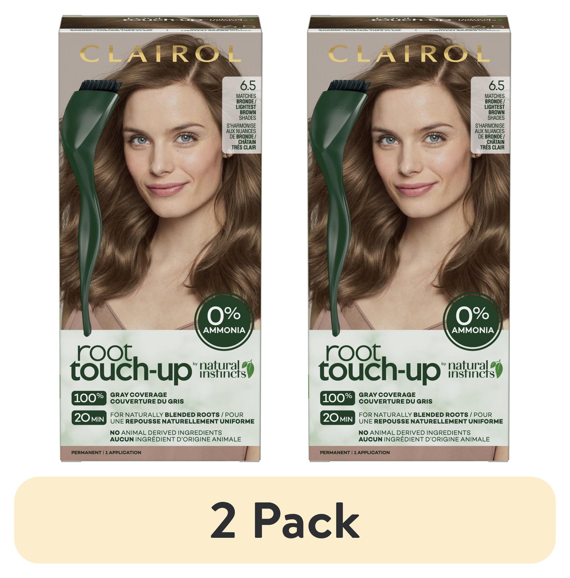 2 pack) Clairol Root Touch-Up by Natural Instincts Hair Dye