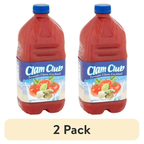 (2 pack) Clam Club Cocktail 64 Fl Oz