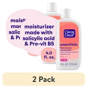 2 pack Clean & Clear Essentials Dual Action Moisturizer, 4 fl. oz