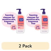 2 pack Clean & Clear Essentials Oil-Free Foaming Facial Cleanser with Pro-Vitamin B5, 8 fl oz