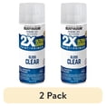 thumbnail image 1 of (2 pack) Clear, Rust-Oleum American Accents 2X Ultra Cover Gloss Spray Paint-327864, 12 oz, 1 of 11