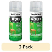 2 pack Clear, Rust-Oleum Lacquer Gloss Spray Paint-1906830, 11 oz