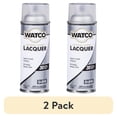 thumbnail image 1 of (2 pack) Clear, Watco Lacquer Wood Finish Semi-Gloss Spray-302657, 11.25 oz, 1 of 6