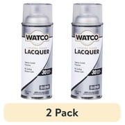 2 pack Clear, Watco Lacquer Wood Finish Semi-Gloss Spray-302657, 11.25 oz