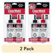 (2 pack) J-B Weld Clear Weld Professional Size 8 oz Hardware Clear