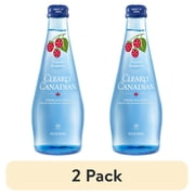 (2 pack) Clearly Canadian, Sparkling Water, Country Raspberry, 11 oz