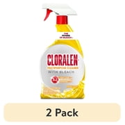 (2 pack) Cloralen Household Cleaning Spray, 3-in-1 All Purpose Cleaner, with Liquid Bleach, 32 fl oz