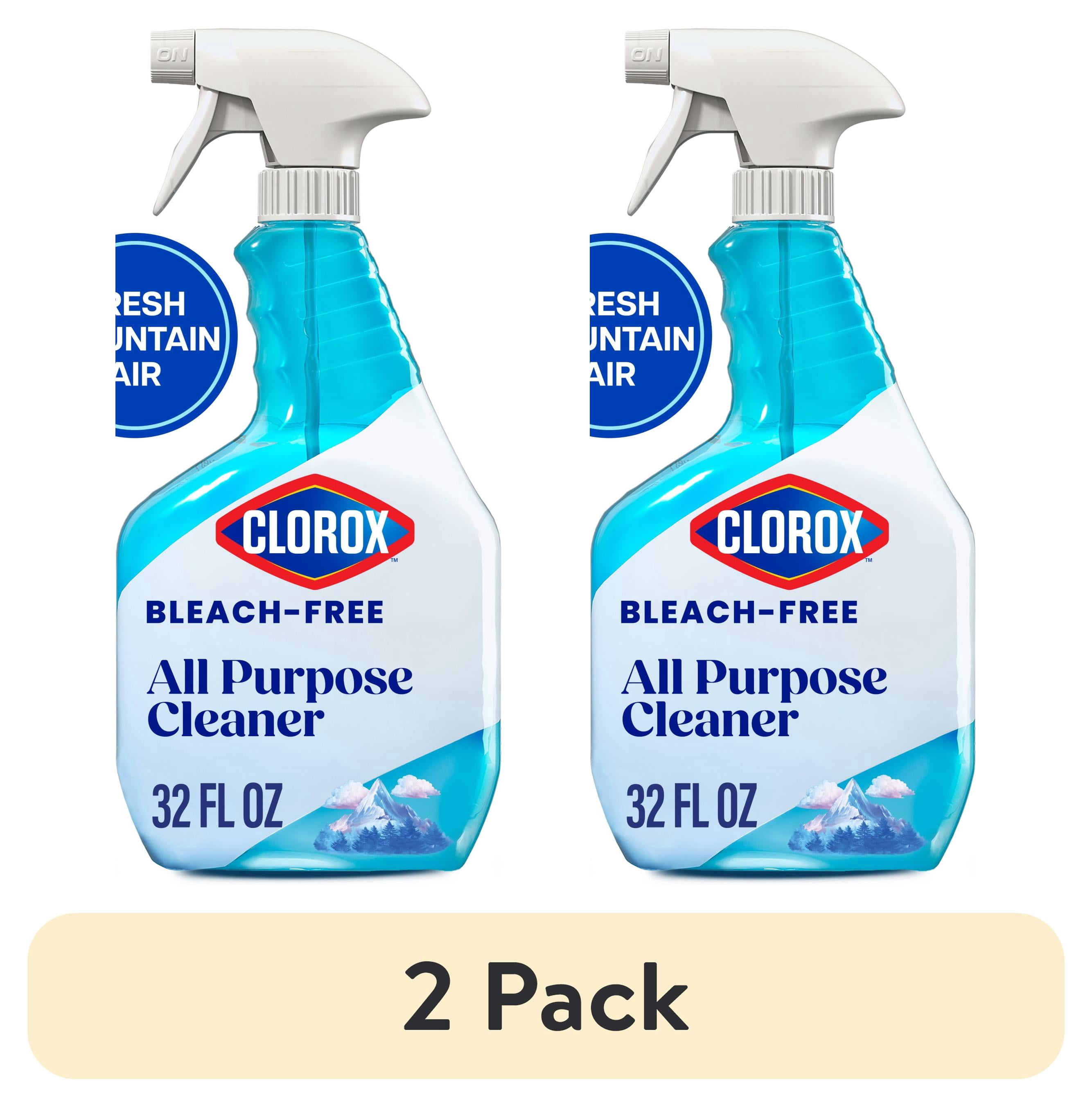(2 pack) Clorox Bleach-Free All Purpose Cleaner, Fresh Mountain Air, 32 fl oz