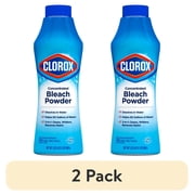 2 pack Clorox Concentrated Bleach Powder, 21.1 oz
