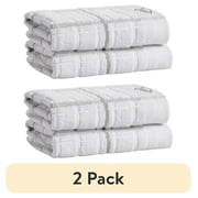 (2 pack) Clorox Cotton Kitchen Towel 1 Pack, Absorbent for Cooking, Drying Dishes, Cleaning - (26" x 16") Gray