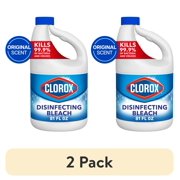 2 pack Clorox Disinfecting Liquid Bleach Cleaner, Regular Scent, 81 fl oz