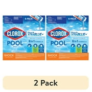 2 pack Clorox Pool&Spa 6pk Shock Xtrablue2