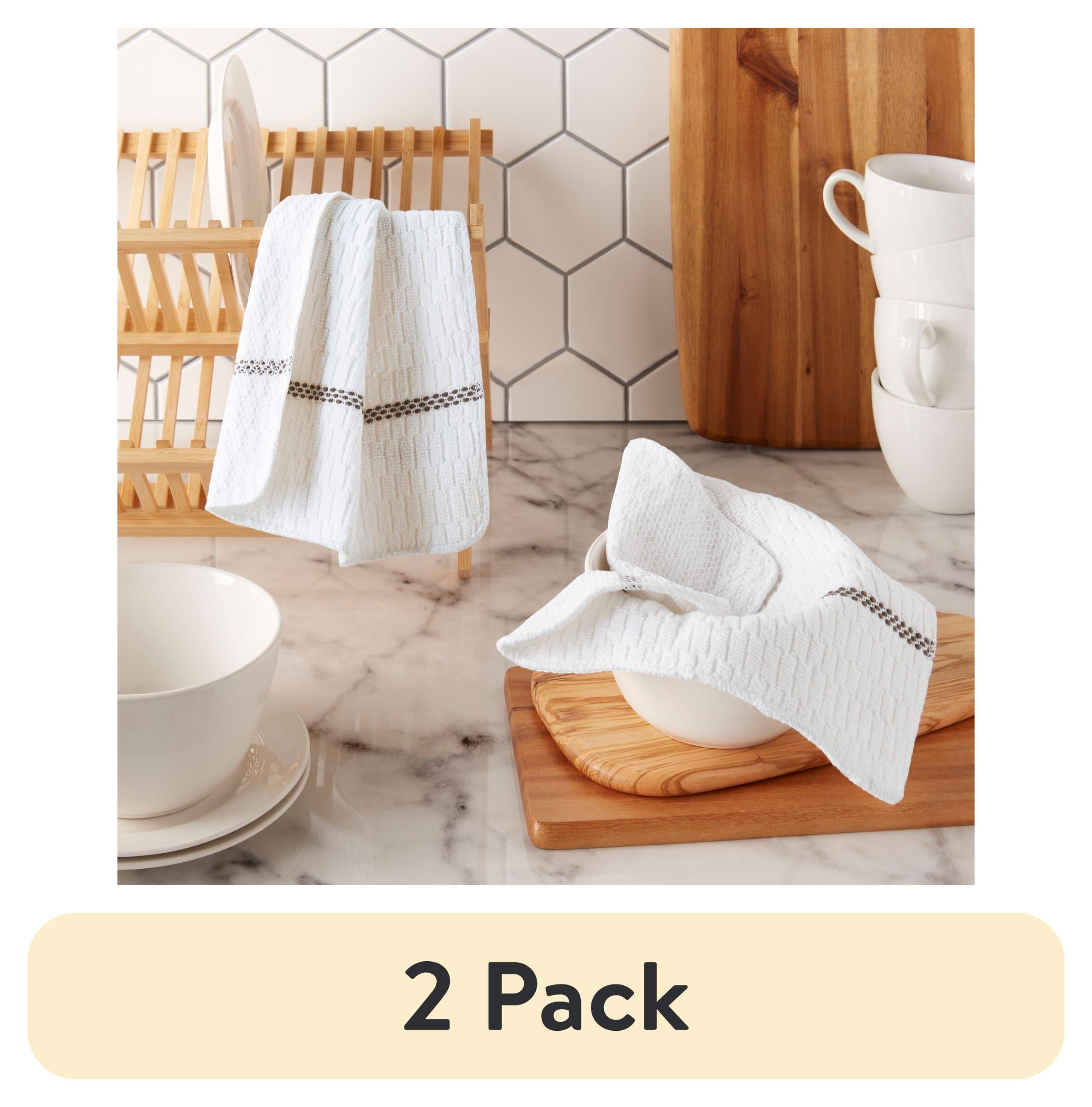 (2 pack) Clorox Scrubber Dish Cloth, Gray, 12"W x 12"L, 2 Piece