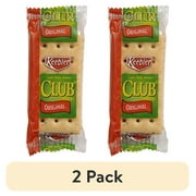 (2 pack) Club Crackers Keebler Original .25oz Count, Butter, 73.5 Ounce, (Pack of 300)
