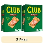 (2 pack) Club Multigrain Crackers, Lunch Snacks, 12.7 oz