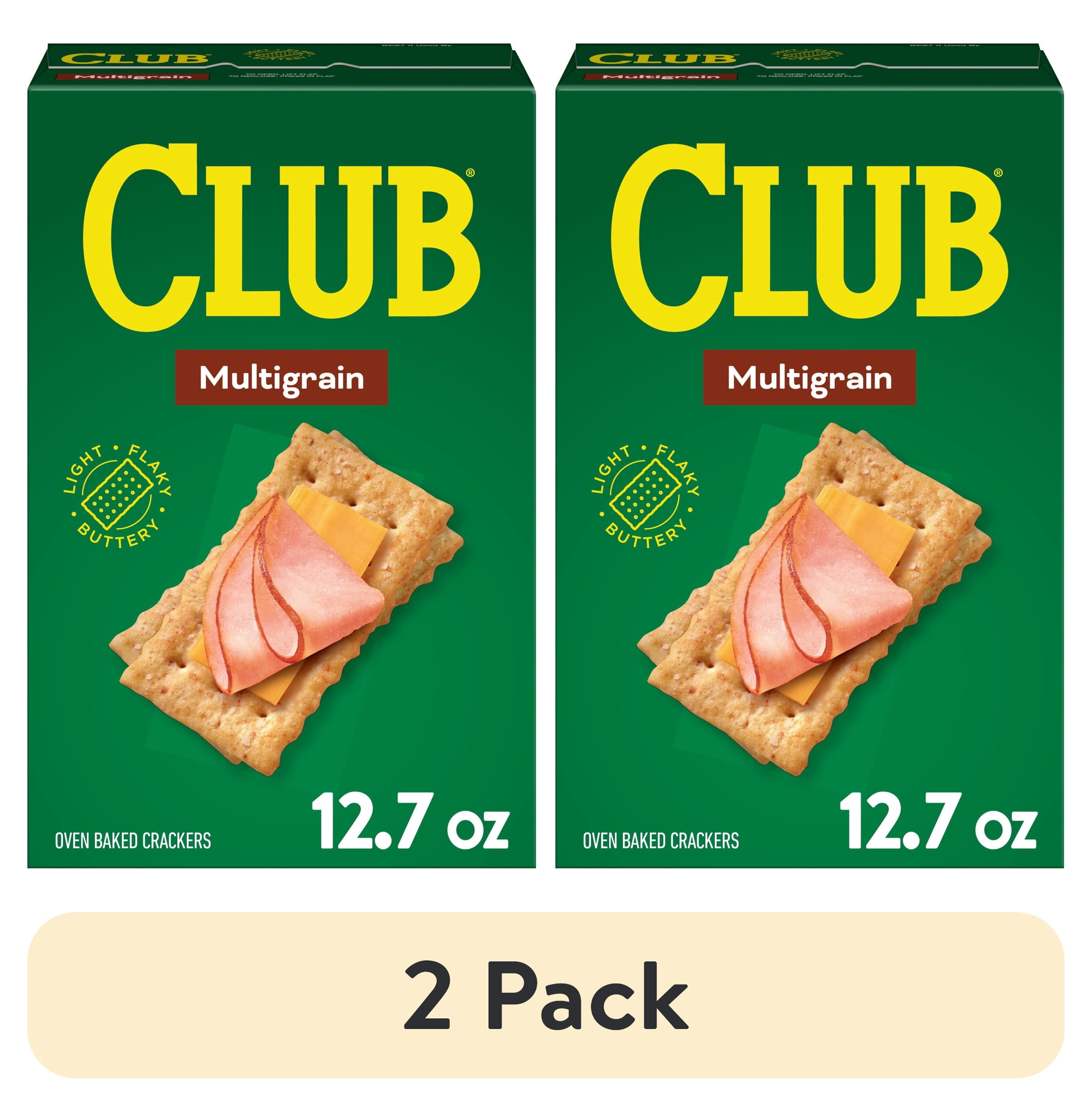 2 pack) Club Multigrain Crackers, Lunch Snacks, 12.7 oz - Walmart.com