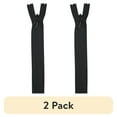 thumbnail image 1 of (2 pack) Coats & Clark 9" Polyester All Purpose Black Sewing Zipper, 1 Each, 1 of 3
